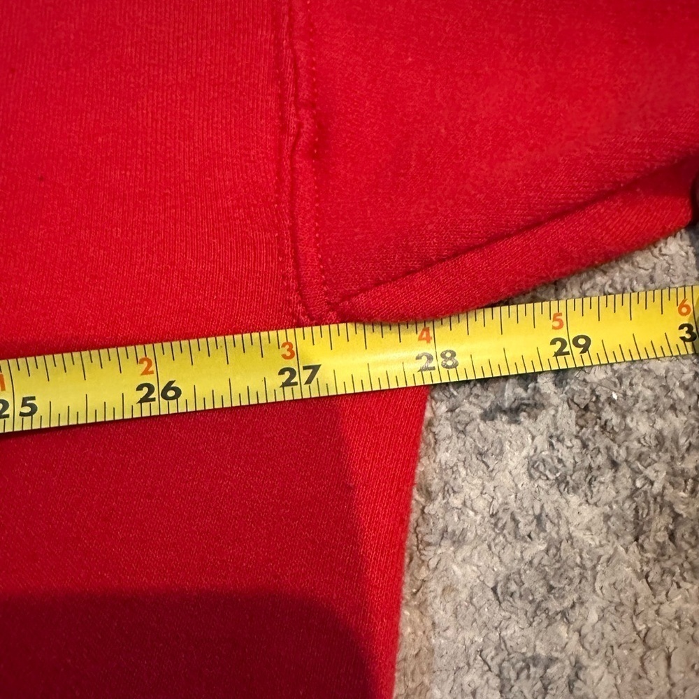 Secret Surf Shop Red Jimi Hendrix graphic hoodie sweatshirt environmental Sz XXL - Picture 5 of 8